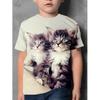 4-15 Years Old T Shirts Comfortable Polyester Boys Girls Children Long Sleeve T-Shirt Cartoon 3D Printed T Shirt Kids Clothing