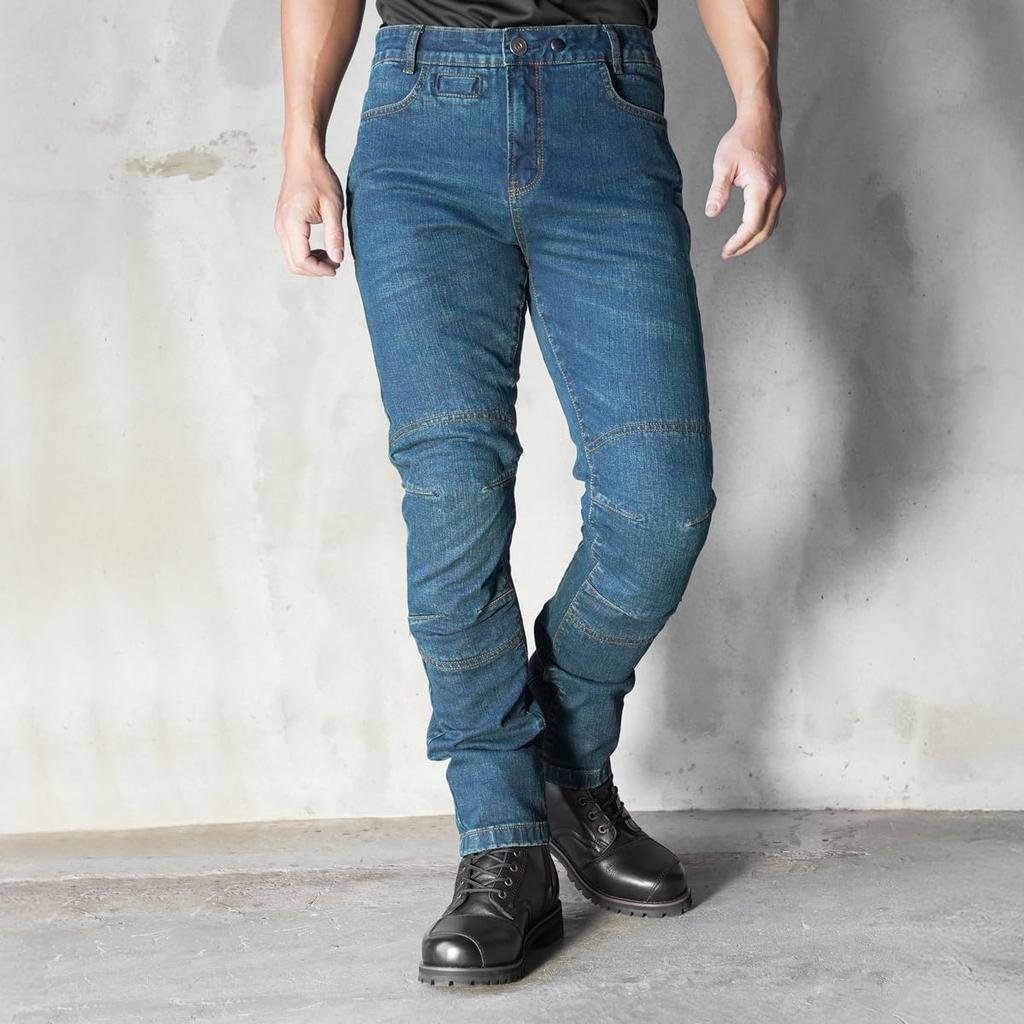 KOMINE 2026 Modell Motorrad Enigma G2 Stretch Jeans Tiefes Indigo (KOMINE) 07-769 WJ-769R 4XLB/44