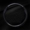 Leather Carbon Fiber Steering Wheel Cover-carbon Fiber + Black Leather