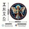 Retro Angel Sword Metal Sign Vintage Rusty Farmhouse Wall Decor 8x8 Inch Kitchen