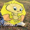 1PC Warner Cartoon Character Automatic Open/Close Umbrella with Windproof, 84-Rib Sturdy Canopy, Durable Ribs1301A