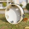  Bells Drum Handheld Tambourine Freestyles Hand Bells Musical Percussion Instrument for Family Party Child Tambourine