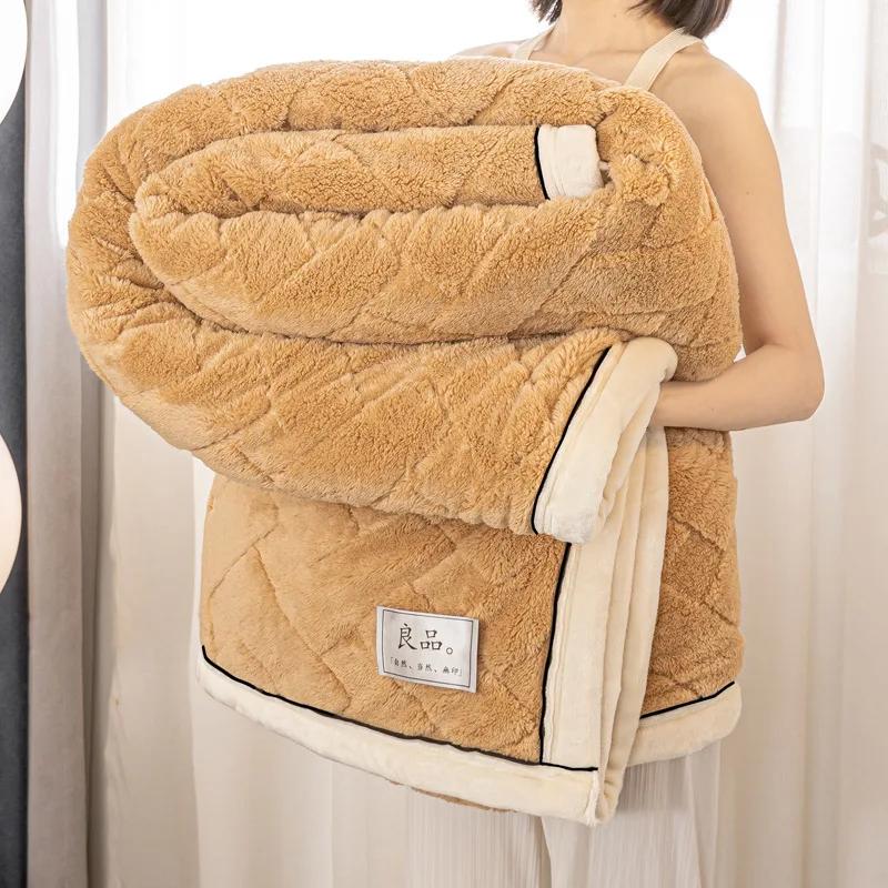 

Одеяла для кровати класса «Мать и дитя», Теплое Дышащее Одеяло для дивана, Осень-Зима, Мягкое Пушистое Роскошное Одеяло-плед из искусственного кролика 100x150cm 1pcs