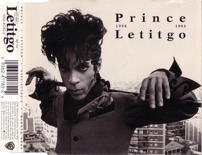 CD PRINCE - Let It Go Remixes 9362417822 Warner Bros. Re 1994 Germany Soundtracks & Musicals Used