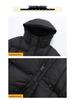 Unisex Mid-Length Thickened Windproof Down Jacket
