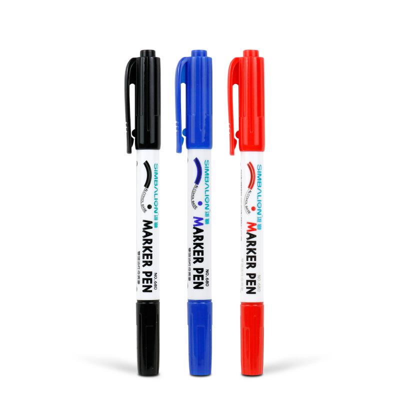 

Taiwan Xiongshi 680 Oil-Based Marker Pen for Art and Outlining чёрный