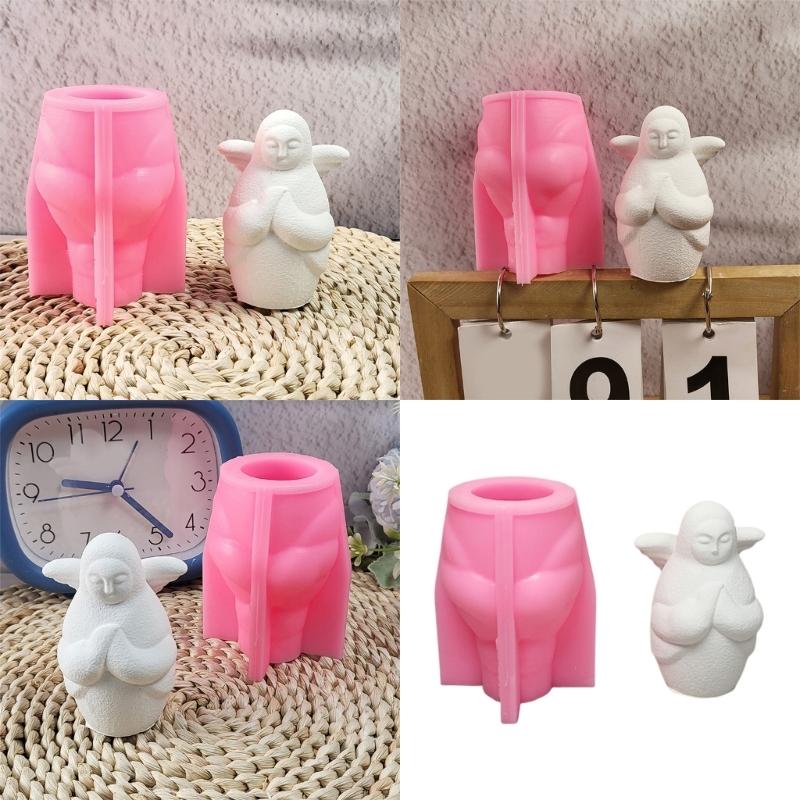 Silikon-Kerzenformen in Mädchenform, Epoxidharzformen zur Herstellung von Kerzen, Seife, Schokolade, Süßigkeiten, Kuchen, Fondant-Dekoration