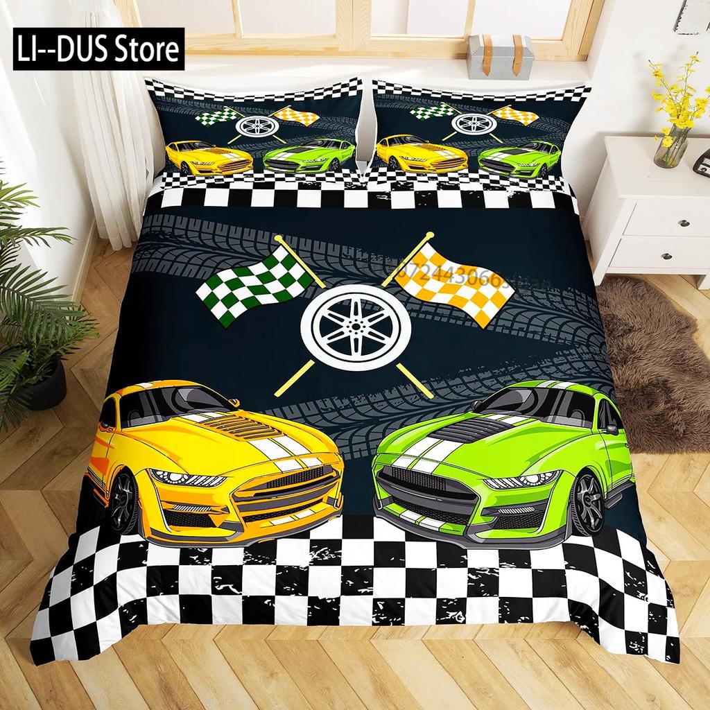 Cool Basketball Bedding Set Neon Gradient Duvet Cover for Kids Teen Boys Girls Comforter Cover Decor Room Quilt Cover 3pcs