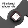Kolstål Nyckeladapter Halkfri Handtagsdesign Universell 1/2" Drivnyckel Förlängningsadapter För Bilreparation