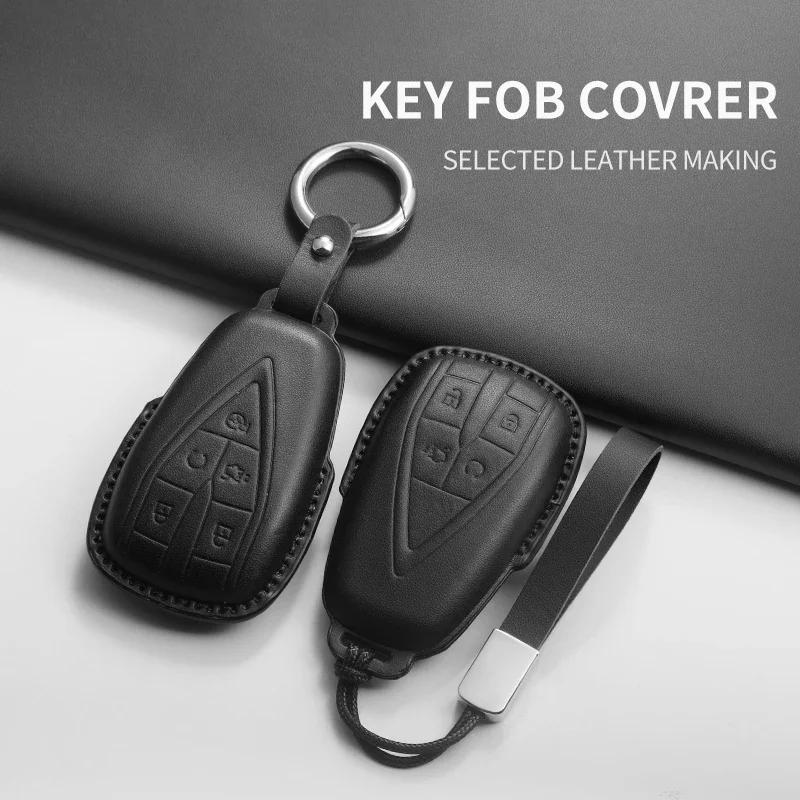 Car Key Case Cover Shell Fob for Changan UNIT UNIK CS35PLUS CS55 PLUS CS75 PLUS CS95 PLUS CS85 Oshan X7 X5 3/4/5 Buttons Keyring