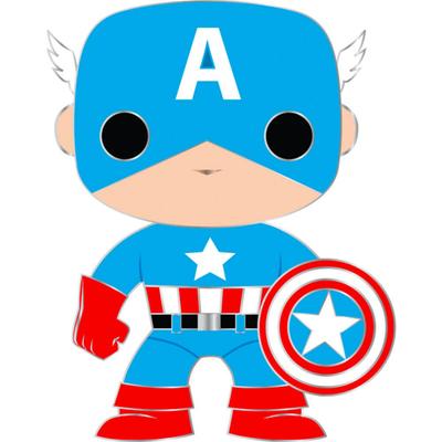 Captain America 4" Pop! Emaille Pin