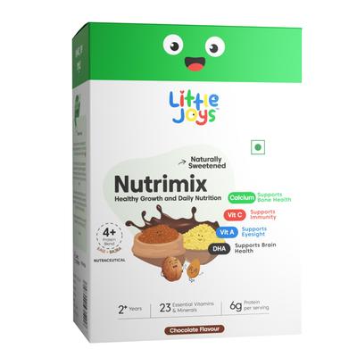 Little Joys Nutrimix Nutrition Powder 1kg | 2-6 Years | Zero Refined Sugar | Boosts Immunity & Supports Overall Health & Development | With Ragi,