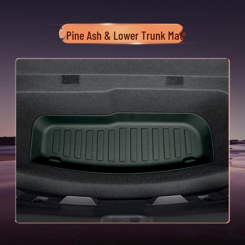 Vehicle-Specific YU7 TPE Floor Mats: Fully Enclosed, Matches Original Car Interior Color
