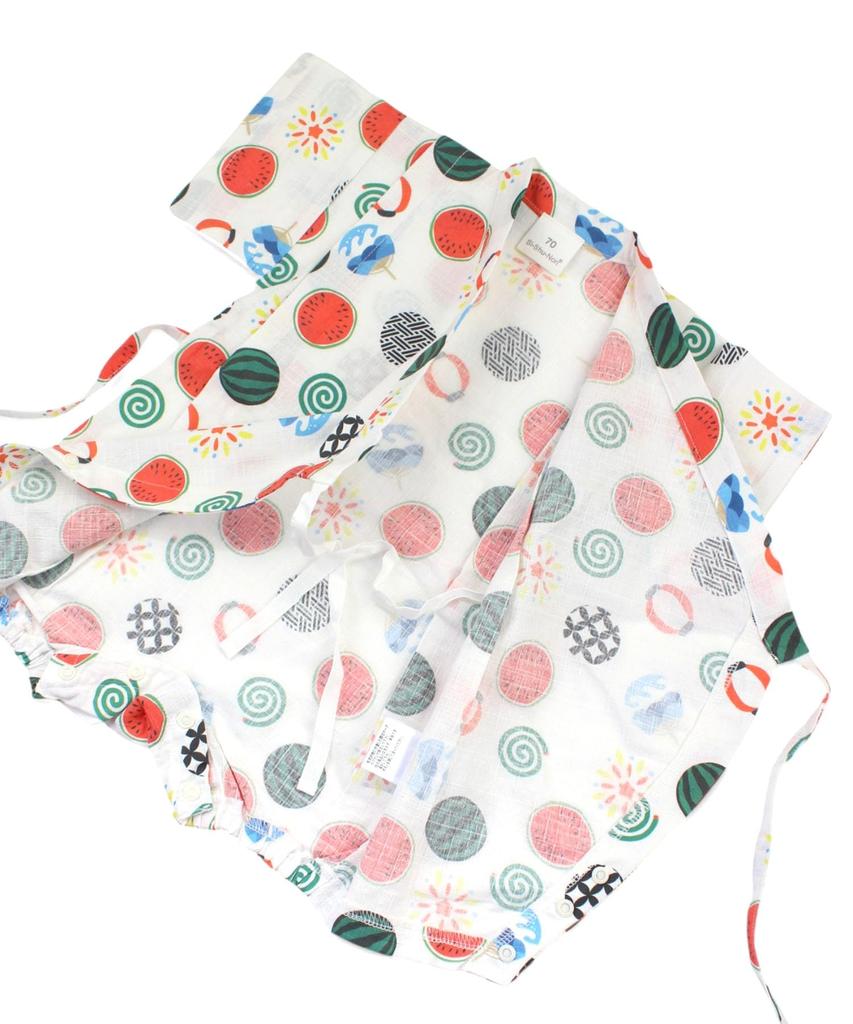 Jinbei Coverall 15333105 Baby Jinbei White 70cm [C.S.N.N.]