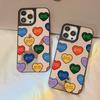 Mirror Phone Case for iPhone 15 11 13 14 for 15 16 Pro Max 12 13 16 Pro Cloud Flower and Animal Cute Style Phone Case