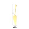 Stainless steel tableware, knives, forks and spoons, western food, golden steak, knives, forks and spoons four-piece set