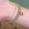 Fashion Exquisite Imitation Crystal Bracelet For Women Fu Character Lucky Blessing Bracelet Auspicious Jewelry Gifts