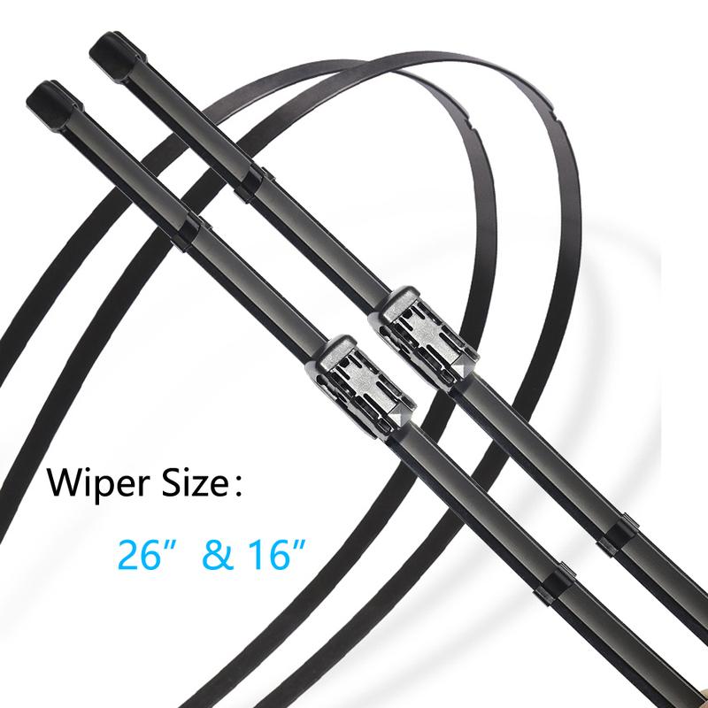 Car Wiper Blades for Peugeot Partner 2008~2018 2 Front Windshield Brushes 2009 2010 2011 2012 2013 2014 2015 2016 Car Goods