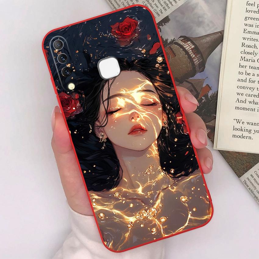 

For Infinix Hot S4 5 6 7 8 10 Lite 9 Play 10S 10T 10i Note 7Lite Fashion Case Retro Leopard Print Matte Silicone Phone Cover For Infinix Bumper Casing Infinix Note 7 Lite