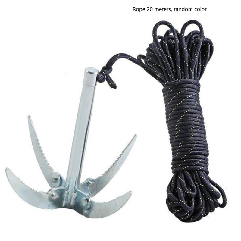 Borttagning av Vattenväxter Fiske Vattengräsrensare med Rep för Gräsrensning