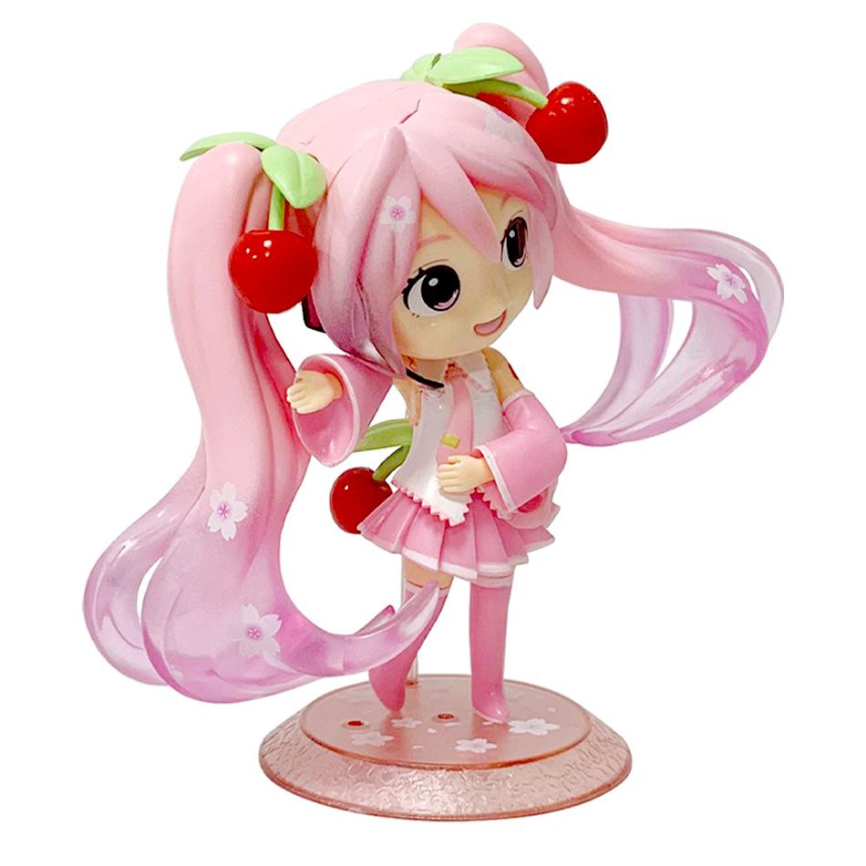 

New Anime Figure Pink Dress Pvc Model Action Toys Cherry Pink Cherry Blossom Decoration Collect Gifts no box