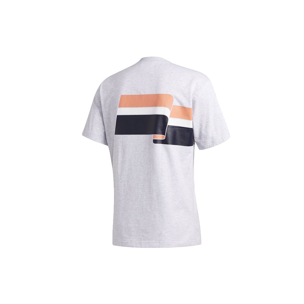 Adidas Originals Trefoil Casual Sports Crew Neck Short Sleeve T-Shirt Men Tops Grey FM1532