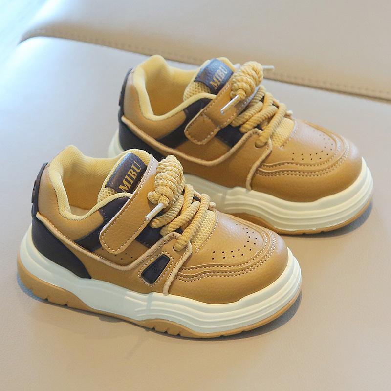 Children Soft Sole White Shoes Spring Autumn Boys Sports Skate Shoes Korean Casual Girls Toddler Sneakers