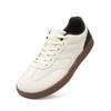 Retro Lace-up Breathable Casual Sports Men's and Women's Moral Training Shoes Round Head Splicing Mesh Forrest Gump Shoes