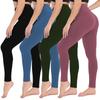 Leggings da Yoga da Donna Controllo Pancia Non Trasparenti Fitness Esercizio Corsa Vita Alta Sensazione Nuda Pantaloni da Yoga 21 Colori