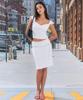Lojanneu Sugar Cake Ribbon Top (Sugar White)