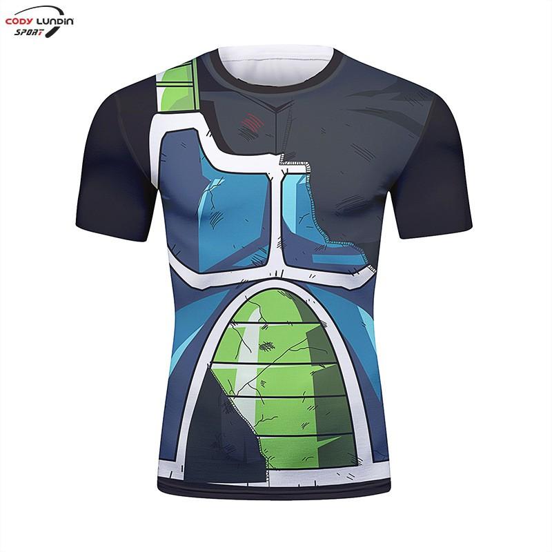 Mens Slim Fit Short Sleeve T-Shirt With 3D Print Quick-Dry Athletic Top Running Casual Sport
