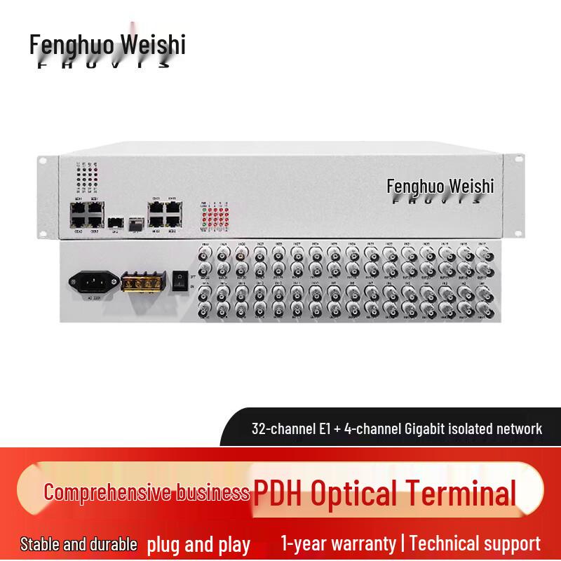 Fiberhome Rack-mount 2M/E1 Multi-service PDH Optical Terminal Unit