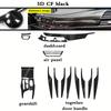 Car-Styling Carbon Fiber Car Interior Center Console Color Change Molding Sticker Decals For  BMW 5/6Series G30/31/32 2018-