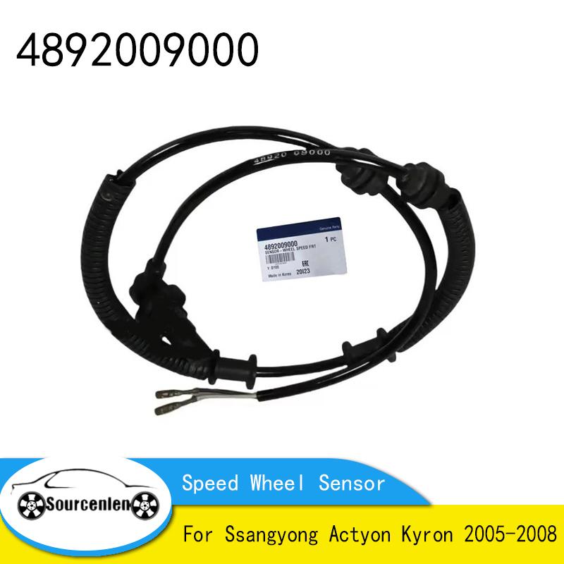 Новый Передний ABS Датчик скорости колеса 48920-09000 4892009000 Для Ssangyong Actyon Kyron 2005-2008