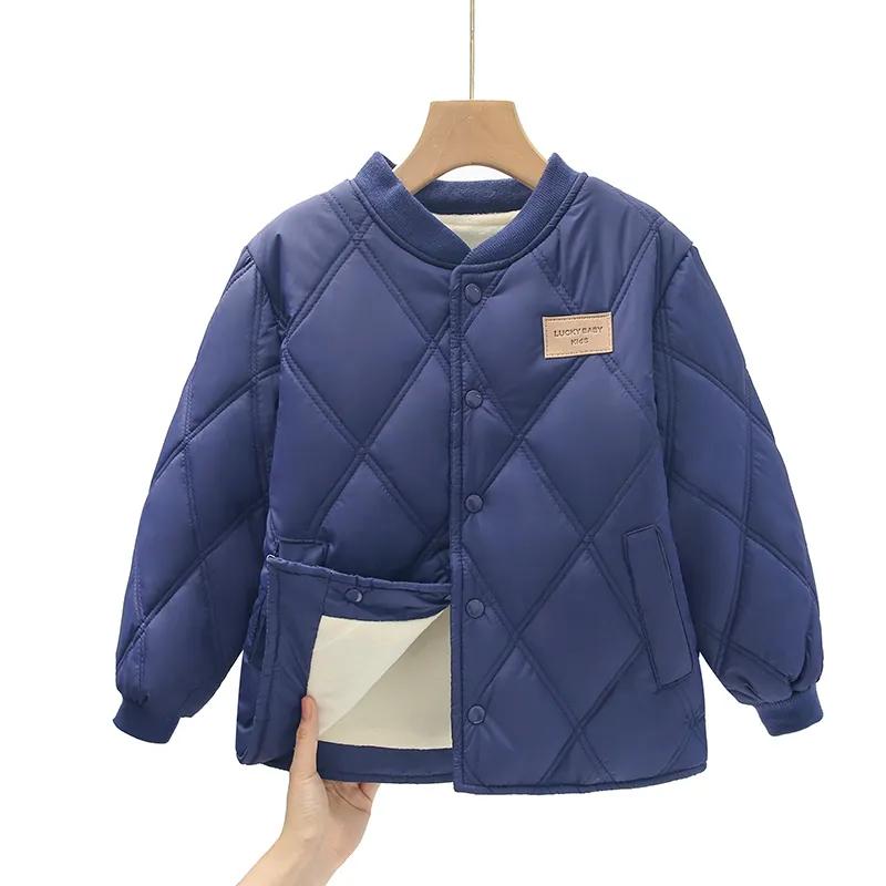 Children Autumn Sports Casual Outerwear Kids Winter Padded Jackets Boys Girls Thick Warm Coats Quilted Bottoming Jacket