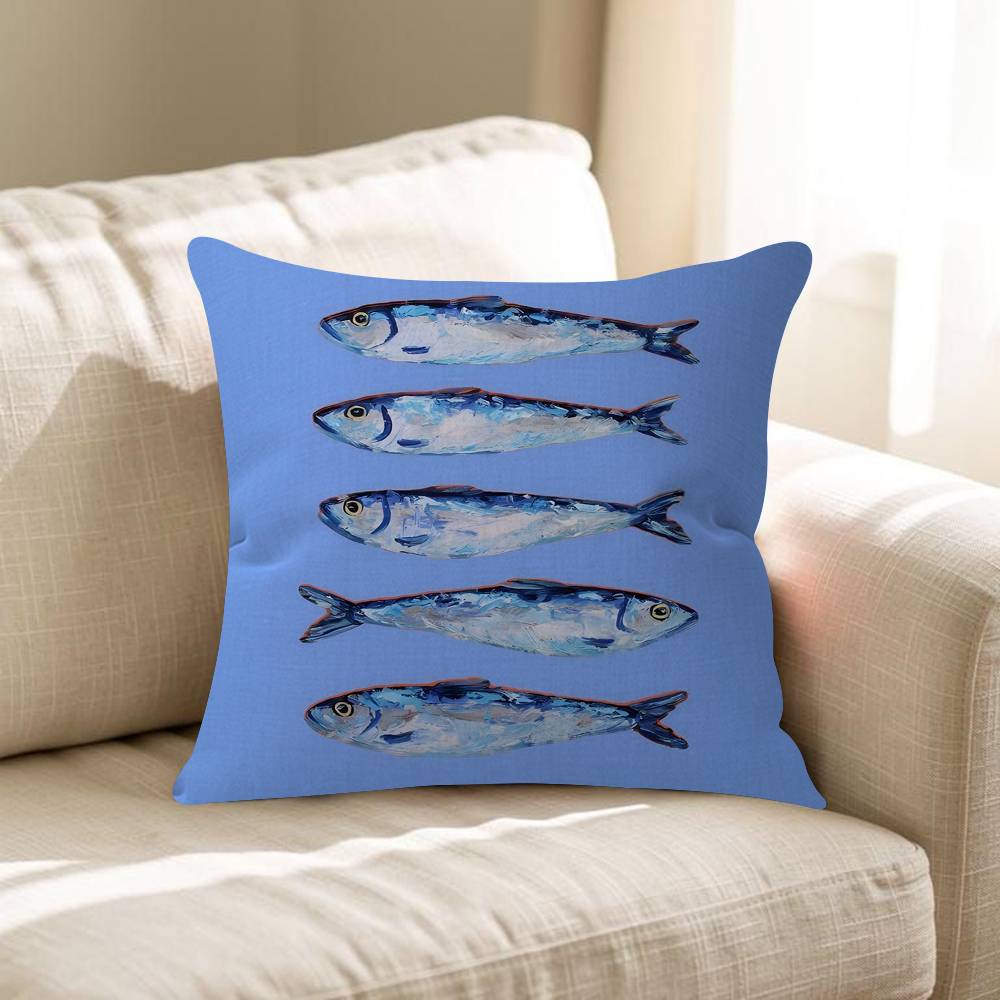 Reduzierte Gesalzene Fisch Personalisierte Kissenhülle Kinderzimmer Wilde Party Deko Kissenbezug Kindergeburtstag Dusche Geschenk