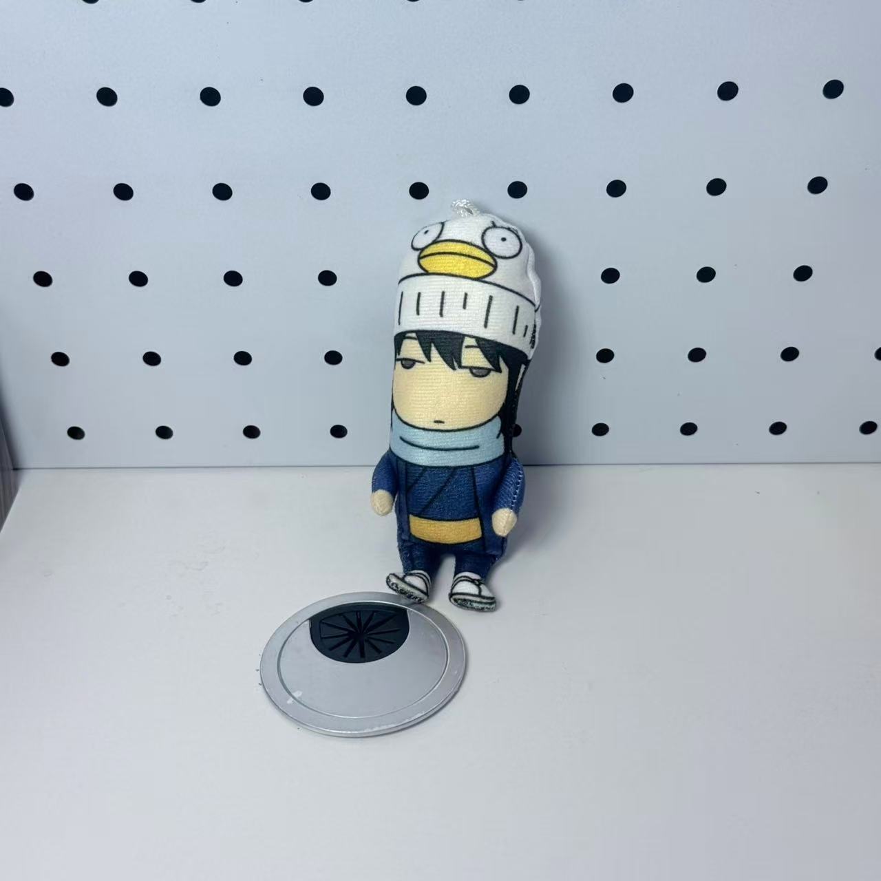 13cm Gintama Yoroya Sakata Gintoki Kagura Shinpachi Mini Plüschtier Schlüsselanhänger Abstrakter Drahtskelett Anhänger Figur Geschenke 13cm