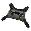 Men s Sports Chest Bag Running Mountaineering Portable Adjustable Large Capacity Breathable Quick dry Fabric Green One