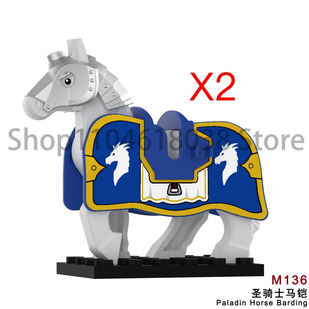 Medieval Military Figures Octopus Sea Demon Knights Building Blocks Weapons Accessories Sword Temple Spear Shield MOC MINiBricks