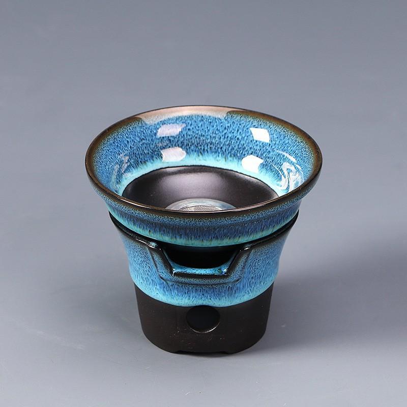 Kiln-Changed Tea Cup Single Ceramic Tea Cup Tasting Cup Kung Fu Tea Set Tenmoku Jian Zhan Master Cup Tea Bowl