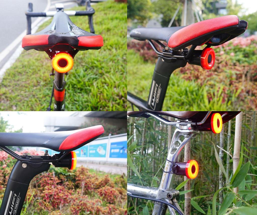 Smart Induction Bicycle Tail Light for Mountain and Road Cycling