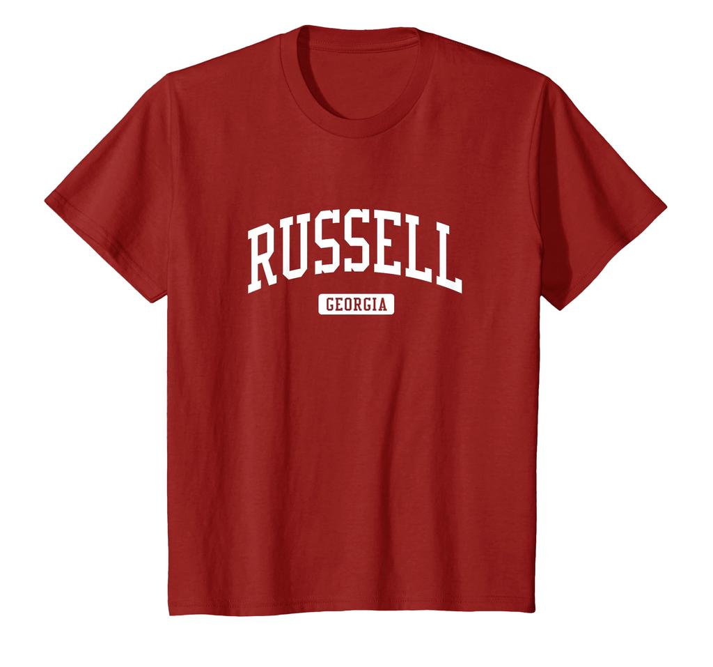 Russell Georgia GA Vintage Athletic Sports Design T-Shirt