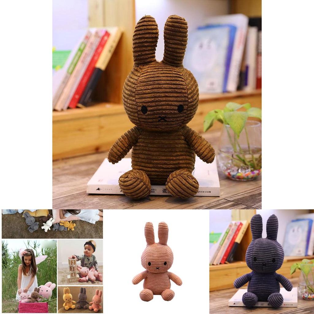 Miffy Puppe Spielzeug Superweiches Plüschmaterial PP Baumwollfüllung Perfektes Geschenk für Kinder