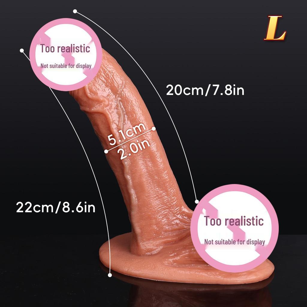 Weicher Silikon Realistischer Penis Masturbator für Erwachsene Frauen