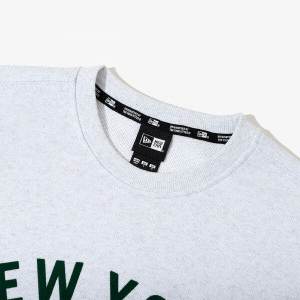 New Era Mlb New York Yankees Glove Sweatshirt Heather Grey 14742040