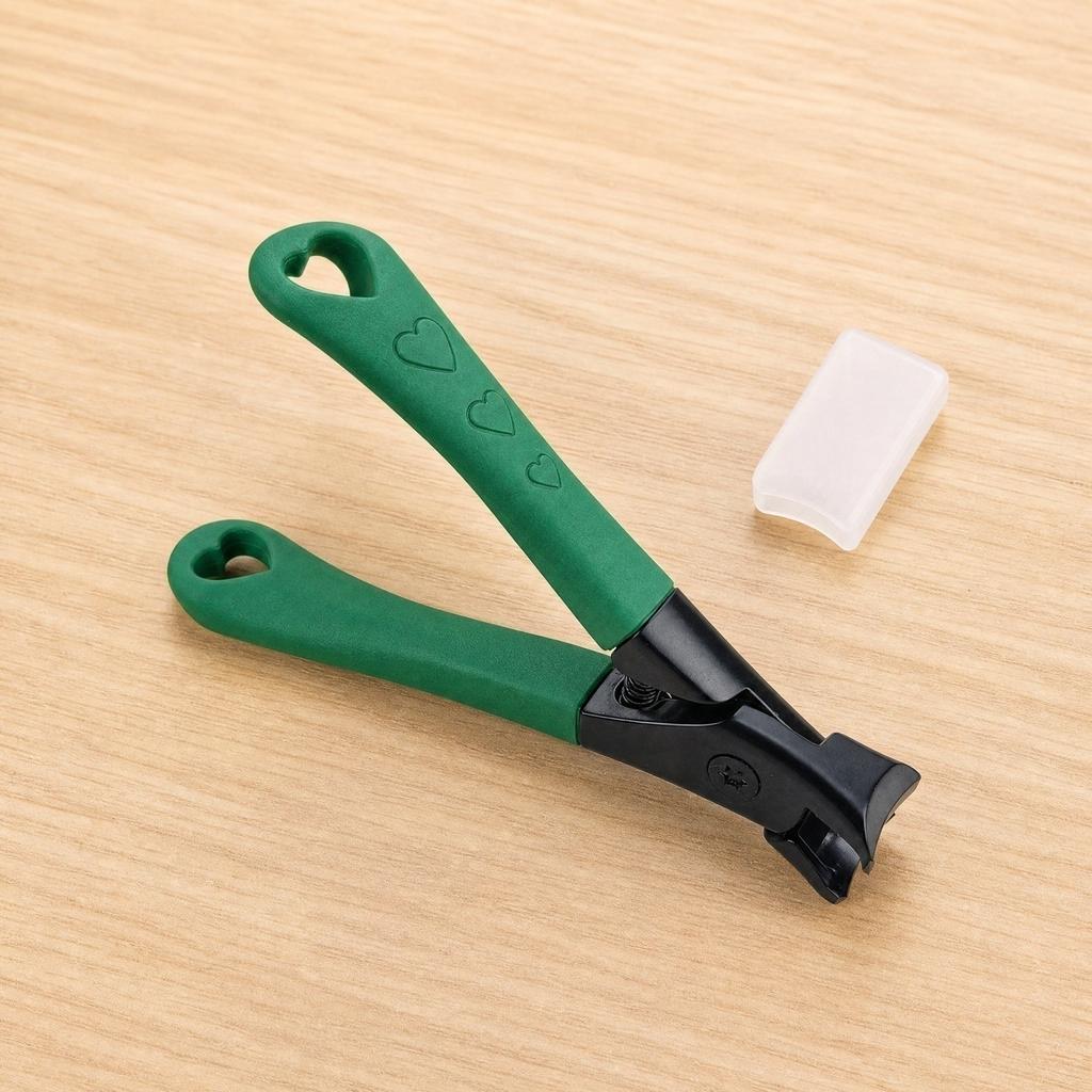 Pet Nail Clipper with Heart-Shaped Handle Wide Opening for Dogs and Cats