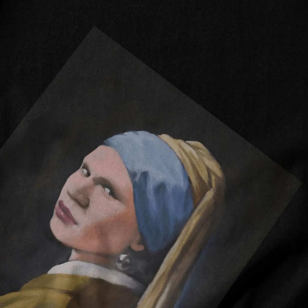 Erl With The Pearl Earring T Shirts Graphic Y2K Gifts Quality T Shirts For Men Women Clothes