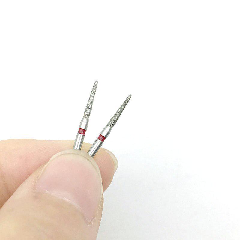 10 sztuk Dental Diamond Burs High Speed Drills FG 1.6mm do wybielania zębów materiał stomatologiczny CD-59F