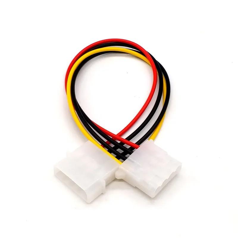 10pcs 4Pin Molex Male To Female Power Extension Cable IDE 4Pin Cord for HDD Optical Drive 20cm 30cm 50cm Power Adapter Extend Wire Stable Power Supply