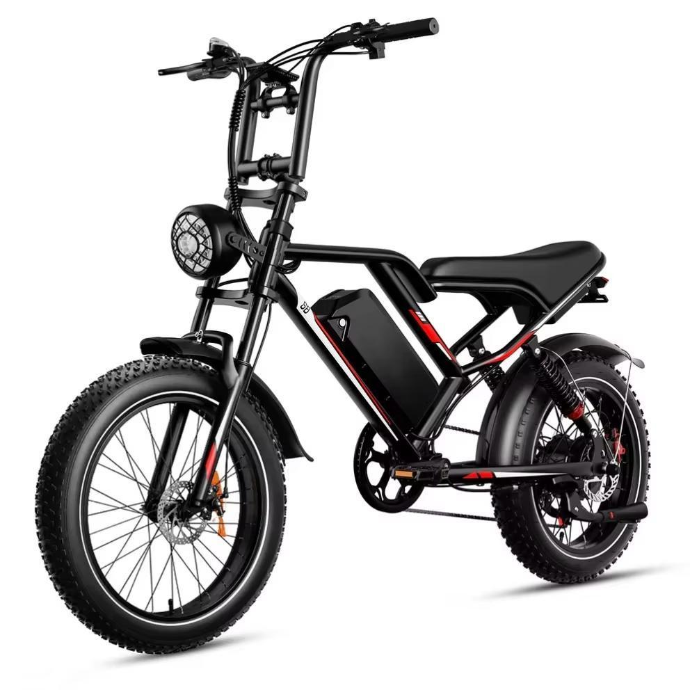 Neues E-Bike S8 2000W Doppelmotor 48V 25AH 20-Zoll Fat-Reifen, vordere und hintere Stoßdämpfung, Elektrofahrrad für Erwachsene mit Pedalen.